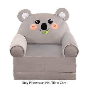 Fauteuil pliant pour enfants Canapé 2 en 1 Canapé pliant pour enfants Cute Cartoon Lazy Canapé sans padding ou core