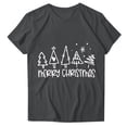 thumbnail image 4 of Amzcrzy Hauts d'Été pour Femmes Hauts de Noël Imprimés Col Rond Manches Courtes T-Shirt Haut Manches Courtes Col Rond T-Shirts pour Femmes Hauts Manches Courtes pour Femme, 4 of 4