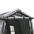 thumbnail image 4 of 6x8 Ft Abri de Rangement Portable Garage Abri de Voiture Extérieur Moto, 4 of 9
