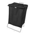 thumbnail image 1 of Laundry Basket With Reinforced Iron Frame, Foldable Design, Standing Tall Rectangle, Ample Capacity, Dirty Clothes Organizer For Household Items, Towels, And Toys, 1 of 8