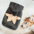 thumbnail image 2 of 2025 Winter Warm Dog Clothes Pet Clothes Rack Hanger Puppy Jacket Coat Small Pet Clothes For Large Dogs And Medium Sized Dogs Pet Clothes Closet Hooded Knitted Sweater Pet Clothing, 2 of 8
