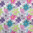 thumbnail image 1 of oneOone Velvet Medium Blue Fabric Texture Floral Sewing Craft Projects Fabric Prints By Yard 58 Inch Wide, 1 of 4