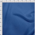 thumbnail image 3 of oneOone Polyester Lycra Blue Fabric Rabbit Animal Quilting Supplies Print Sewing Fabric By The Yard 56 Inch Wide, 3 of 4