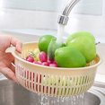 thumbnail image 2 of Xingzhi 1/2/3/5 Taomi BasketKitchen Strainer Kitchen Essential Wide Application Plastic Kitchen Gadgets Light Pink medium 1 Pc, 2 of 6