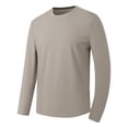 thumbnail image 2 of AherBiu T-Shirts à Col Rond pour Hommes à Manches Longues Grande Taille Légers Décontractés Ajustés Tee-Shirts, 2 of 7