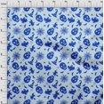 thumbnail image 4 of oneOone Polyester Spandex Baby Blue Fabric Halloween Craft Projects Decor Fabric Printed By The Yard 56 Inch Wide, 4 of 4