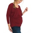 thumbnail image 3 of Cameland T-Shirts de Maternité pour Femmes à Manches Longues Automne Hiver Allaitement Hauts Grossesse Décontractés Col Rond T-Shirt, 3 of 4