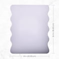 thumbnail image 3 of Plaid Acrylic Wavy Rectangle Shape Mirror, 8" x 6.4", 3 of 4