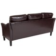 thumbnail image 3 of Asti Upholstered Sofa in Brown Leather, 3 of 5