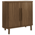 thumbnail image 1 of Bouclair Walnut Veneer Buffet with Two Doors, 1 of 9