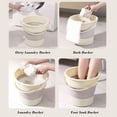 thumbnail image 4 of TopLLC Garbage Can, Trash Can, Kitchen Trash Can Bucket Household Bathroom Large-capacity Thickened Wastebasket Transparent Trash, 4 of 7