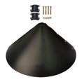 thumbnail image 2 of DOLITY Hanging Bird Feeders Wrap Squirrel Baffle Wrap Guard Around Rod 16 inch, 2 of 9