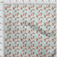 thumbnail image 4 of oneOone Polyester Spandex Sky Blue Fabric Asian Japanese Koi Fish Craft Projects Decor Fabric Printed by The Yard 56 Inch Wide, 4 of 4