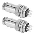 thumbnail image 4 of 12 Pin Aviation Connector,  Conductivity Less Interference  Electrical Plug Socket  For Automatic System, 4 of 8