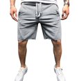 thumbnail image 1 of Fashion Solid Color Summer Sports Casual Fitness Running Men\‘s Shorts Sweatpants, 1 of 9