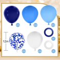thumbnail image 2 of NACHLYNN 60 Packs Blue Party Confetti Balloons 12 Inches Light Blue Balloon Arch Kit for Birthday Decorations Baby Shower Wedding Graduation Party Decorations, 2 of 6
