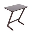 thumbnail image 3 of GoDecor Bamboo Sofa Side Table Snack End Side Table Coffee Table TV Snack Trays Sofa Side Table Modern Furniture for Home Office (Brown), 3 of 5