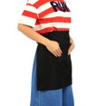 thumbnail image 1 of Kitchen Aprons Short Apron Polyester Black Black Half Waist Short Aprons With Pockets For Home Kitchen Pub Cafe Waiter Waitress, 1 of 8