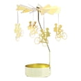 thumbnail image 1 of Aromatherapy Candle Holder: Golden Revolving Lantern, Iron Material, Creates Romantic Atmosphere, Ideal Gift, 1 of 4