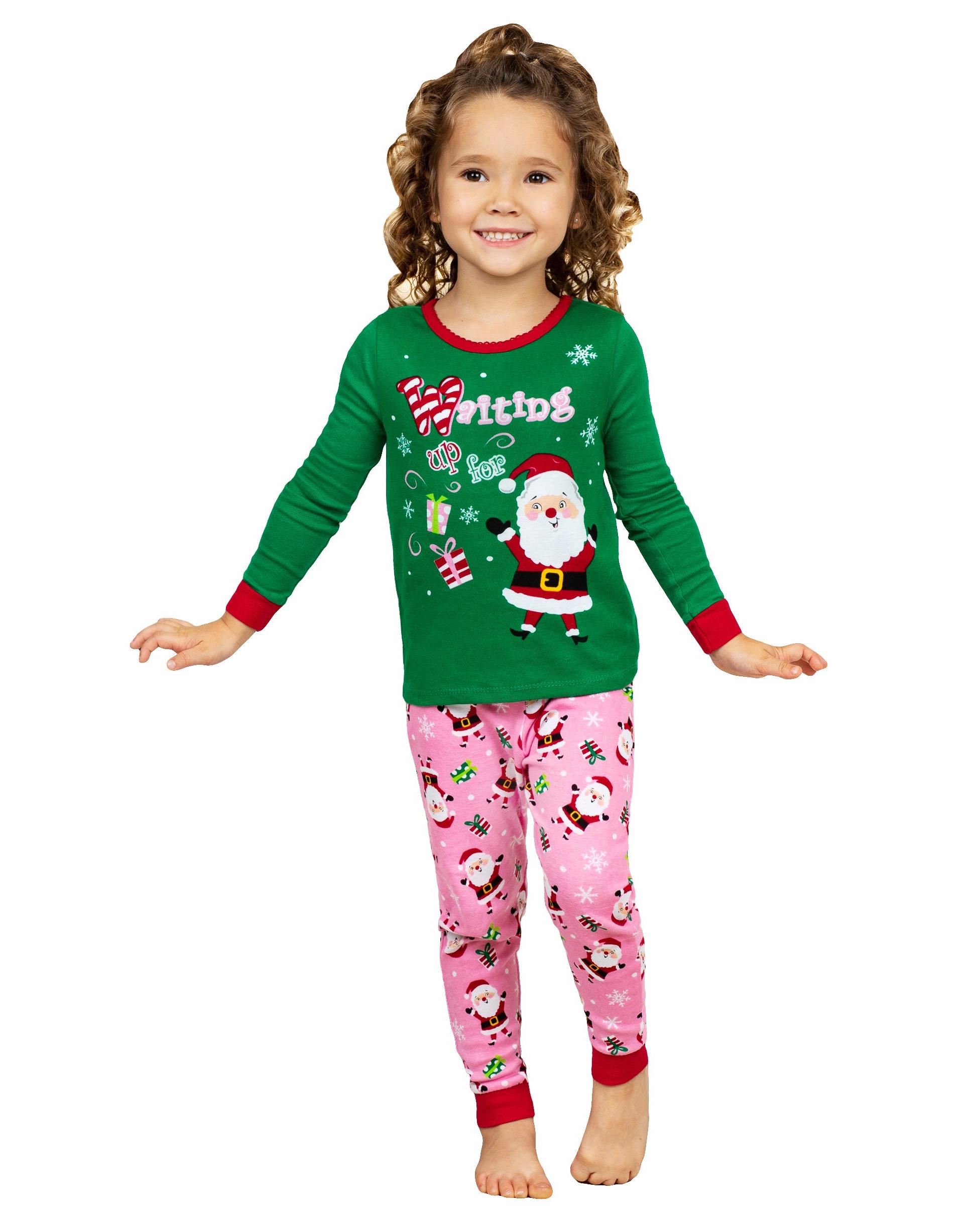 Komar Kids Girls' Pajama Cute Top and FunPants Sleepwear Set