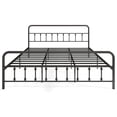 thumbnail image 2 of Costway King Size Bed Frame with Headboard Under Bed Storage No Box Spring Needed Black, 2 of 10