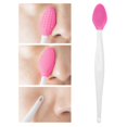 thumbnail image 2 of Hot, New Beauty! Beauos Beauty Tools Reusable Pore Scrubber Double Soft Silicone Pore Brush Nose Exfoliator Scrubbing Cleaning Beauty Tool Smooth Skin Long Handle Nasal Blackhead Remover, 2 of 7