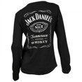 thumbnail image 3 of Jack Daniels Label Women's Long Sleeve Henley Shirt-Large, 3 of 3