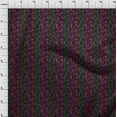 thumbnail image 4 of oneOone Polyester Spandex Black Fabric Leaves Sewing Craft Projects Fabric Prints By Yard 56 Inch Wide, 4 of 5