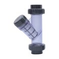 thumbnail image 1 of jifeng Clear PVC Sediment Y-Strainer for Conferring Water, 32mm DN25, 1 of 7