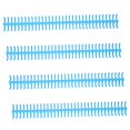 thumbnail image 4 of Plastic Binding Spine, Loose Leaf Rings Wear And Aging Resistant Detachable With 12mm Inner Diameter For Home Or School Use Blue, 4 of 8