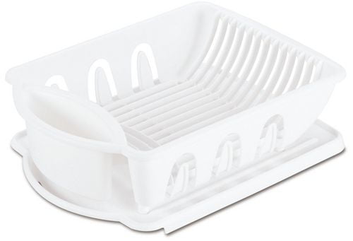 Ens. 2 pièces pour évier de Sterilite en blanc