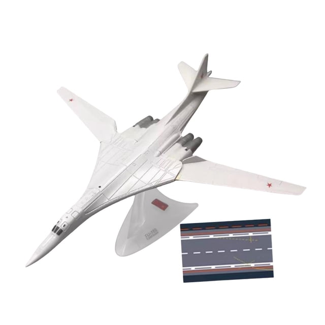 TISHITA 1/200 Tupolev TU-160 Strategic Aircraft Model Lifelike Airplane Model Soviet
