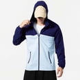 thumbnail image 1 of LOVZFMLL Jackets for Men's Solid Color Outdoor Climb Sport Run Pocket Zipper Long Sleeved Hooded, 1 of 7