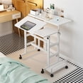 thumbnail image 2 of EDTara Petit Bureau Debout Mobile, Table Roulante à Hauteur Réglable pour la Maison, l'École Ou l'Espace de Travail, 2 of 8