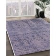 thumbnail image 2 of Ahgly Company Tapis d'Intérieur Rond Moderne Mi-Siècle Violet Violet Oriental, 3 Pieds Rond, 2 of 6