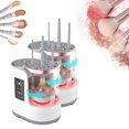 thumbnail image 1 of Fdrae Makeup Brush Cleaner,Fdrae Clean Brushes Fast,3 in 1 Electric Makeup Brush Cleaner,No Damage, Machine with Makeup Brush,Dryer-Holder-Portable & Automatic,Clean Any Mess with One Click, 1 of 6