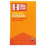 Equal Exchange - Gingembre de thé à base de plantes biologiques - 20 Sacs à thé