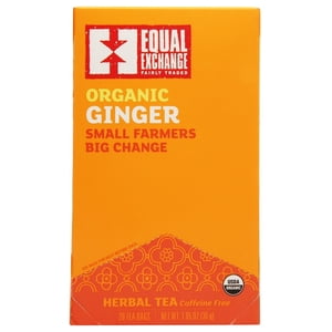 Equal Exchange - Gingembre de thé à base de plantes biologiques - 20 Sacs à thé