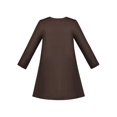 thumbnail image 2 of Robe Fille Café Marron Noël Elk Renne Manches Longues 4 Ans, 2 of 5