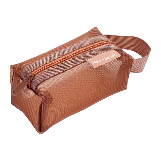 Nylon Mesh Wallet Large Capacity Key Bag Card Bag Money Bag Transparent Storage Bag
