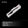 thumbnail image 3 of Unique Bargains 30 Pcs Clips de Câble Servo, Support de Fixation de Câble d'Extension en ABS pour Modèle DIY Avion Bateau RC Blanc, 3 of 4