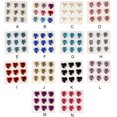 thumbnail image 3 of 10 Sheets Rhinestone Stickers Children Hand Acrylic Decals Three-dimensional Student DIY Love Heart Crafts Label Table Party White Pearl, 3 of 6