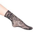 thumbnail image 4 of 1 Pairs Women Lace Ankle Socks Fishnet Short Stockings, 4 of 4