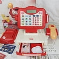 thumbnail image 3 of Jouet de Caisse Enregistreuse Simulé: Coffret de Jeu Caissier Jouet de Caisse de Supermarché avec Lumière, 3 of 10