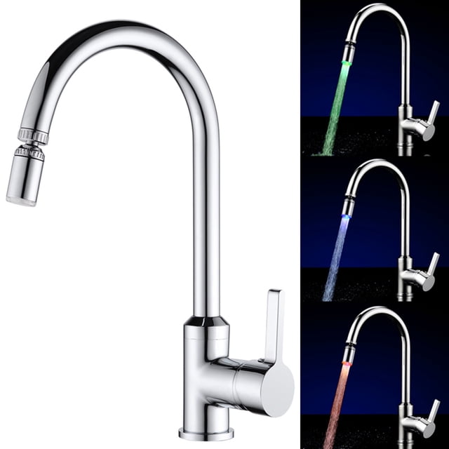 Binwennn Warm Christmas Lights Outdoor Wire Rope Lights for Xmas LED Kitchen Faucet Pull Out Sprayer Handle Swivel Mixer Spout
