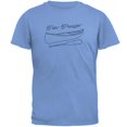 thumbnail image 1 of Summer Sun Pier Pressure Canoe Drawing Mens T Shirt, 1 of 1