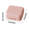 thumbnail image 3 of EGNMCR Daily Organizer 7 Compartments Portable Proof Small Case For Pocket Purse Travel Box Portable Vitamin Fish Oil Container material compartment storage, 3 of 6
