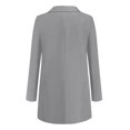 thumbnail image 4 of Femmes Cardigan Uni à Poches Ouvertes sur le devant Complet Blouse à Manches Longues, 4 of 6
