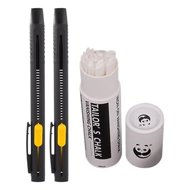 EGNMCR Tools&Home Improvement Fabric Marking Pen Invisible Chalk Powder In Pen Form For Tailoring And Sewing Disappears With Heat Positioning pen for cutting fabrics