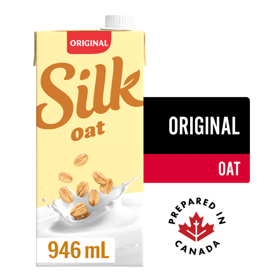 Silk Boisson d'Avoine, Original, Stable pour Produits Laitiers, à Longue Conservation